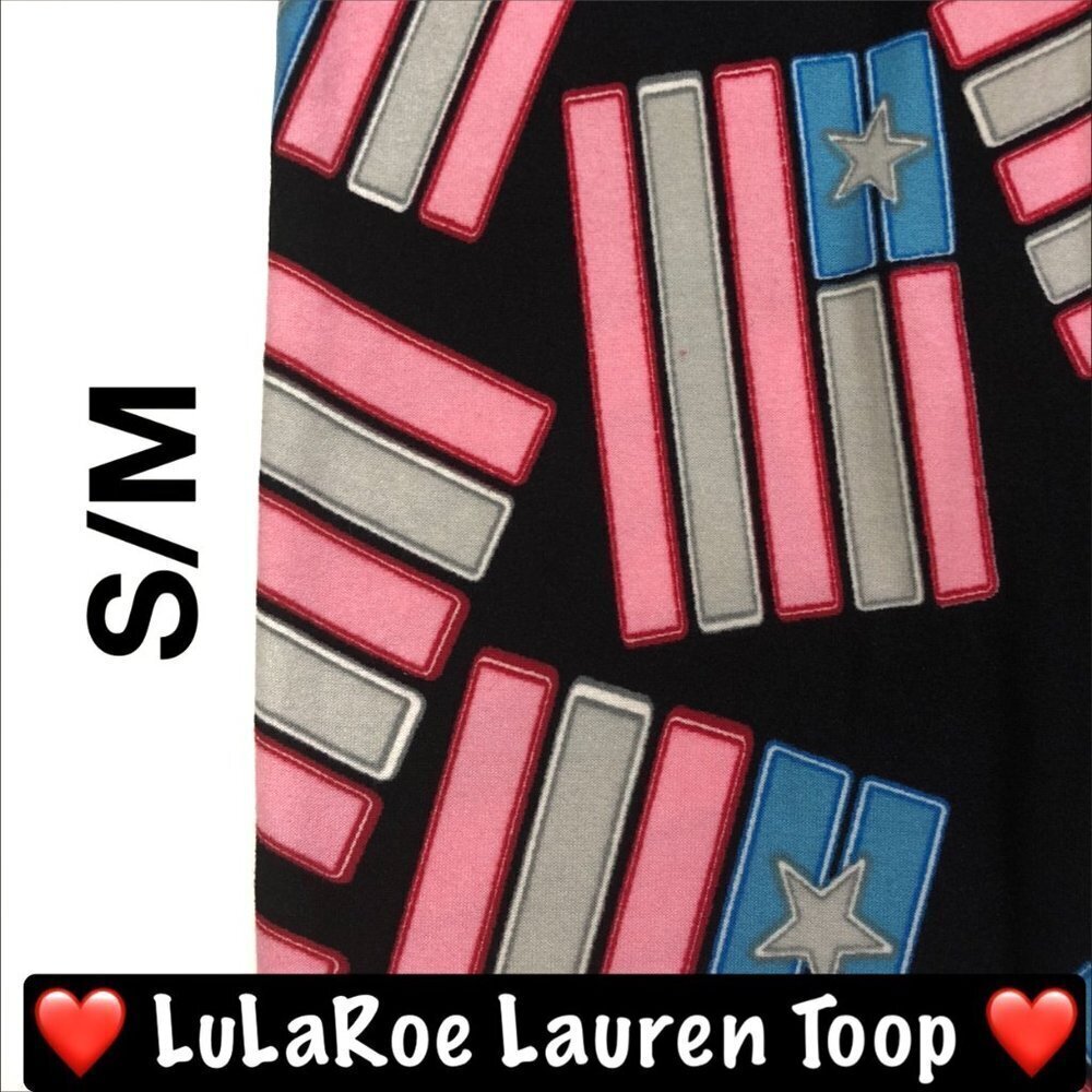 LuLaRoe Americana S/M Leggings brand new